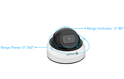 3-Axis Design, Weather-proof Mini Dome Camera