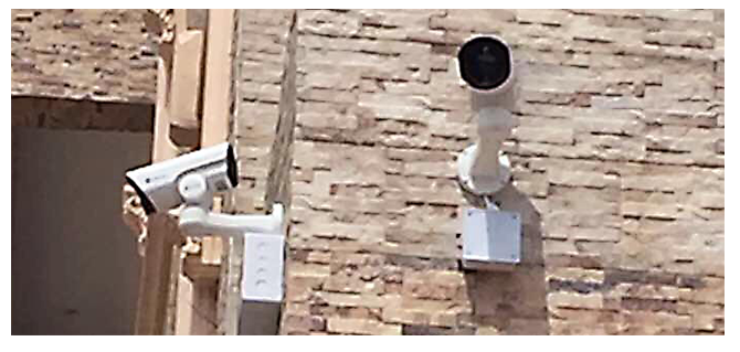 Milesight Network Camera in the outdoor areas.