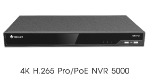 Milesight 4K H.265 Pro/PoE NVR 5000