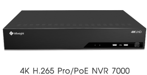 Milesight 4K H.265 Pro/PoE NVR 7000