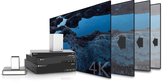 4K video viewing experience of Milesight NVR